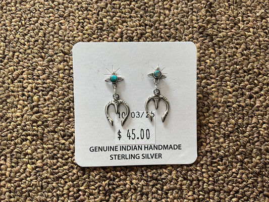 Earring Silver & Turquoise ER100325