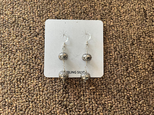 Earring Sterling Silver Globes ERSSGLOBE