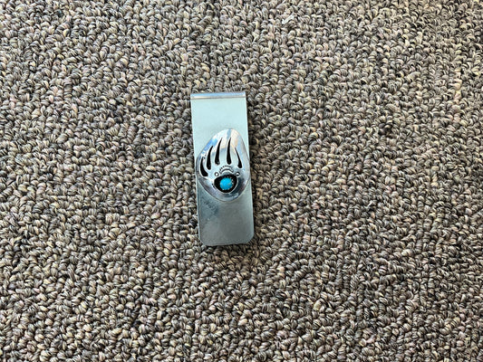 Silver Money Clip Bear Claw 052025