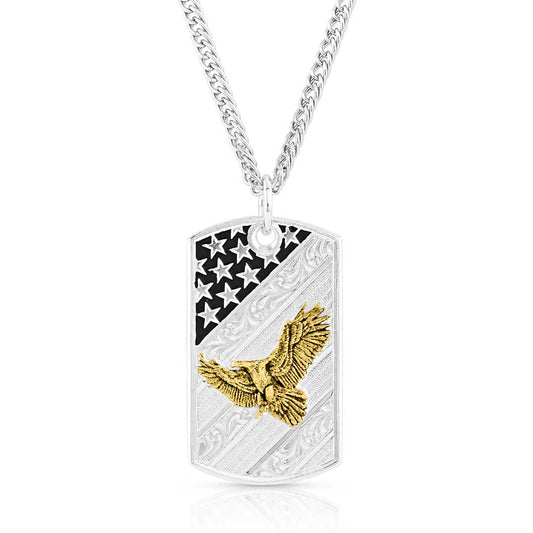 Montana Silversmiths American Made Dog Tag AMNC5456