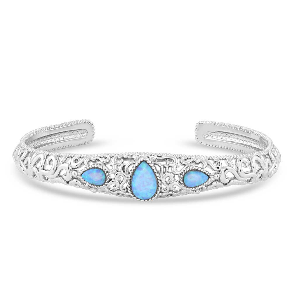 Montana Silversmith Crystal Pools Silver Cuff Bracelet BC5117