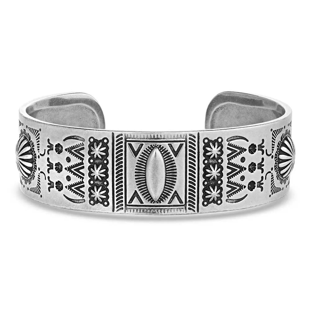 Montana Silversmiths  Southwestern Symbols Cuff Bracelet BC5630