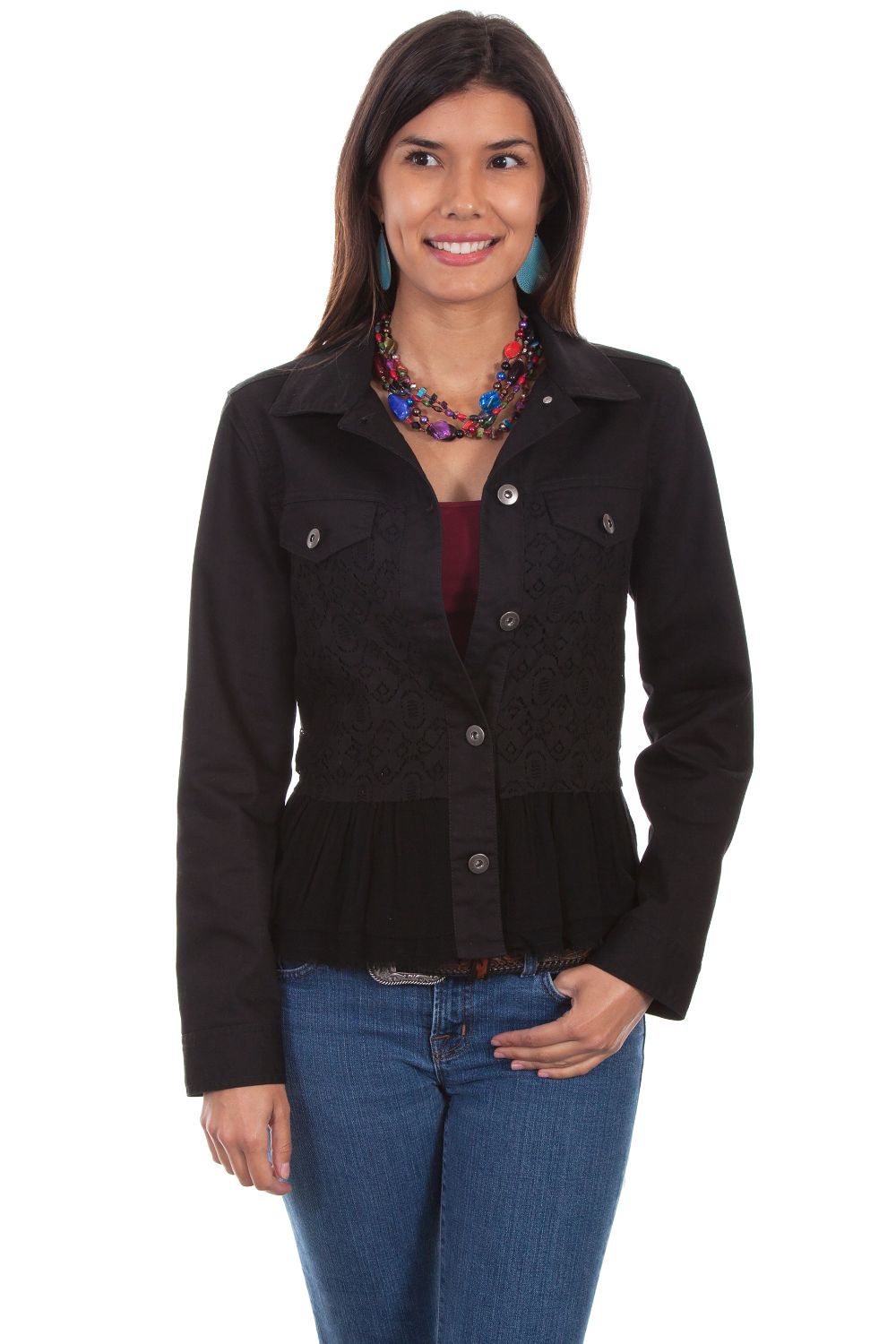 Scully Jean Jacket Black HC465