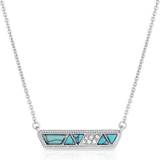 Montana Silversmith High Noon Cobblestone Bar Necklace NC5481