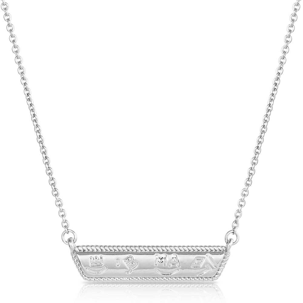 Montana Silversmith High Noon Cobblestone Bar Necklace NC5481