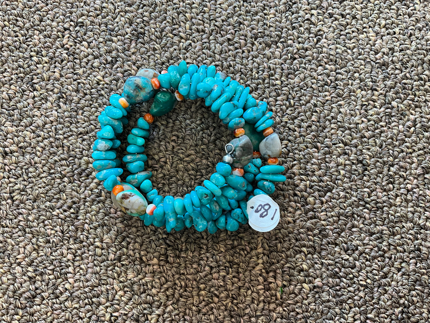 Bracelet Wrap Multi Stone & Turquoise WBC18026