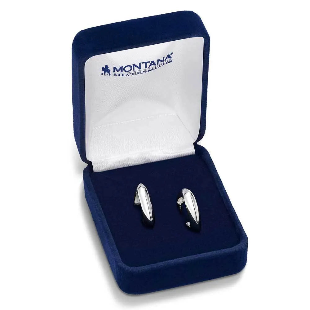 Montana Silversmiths Class Act Hoop Earrings ER6214