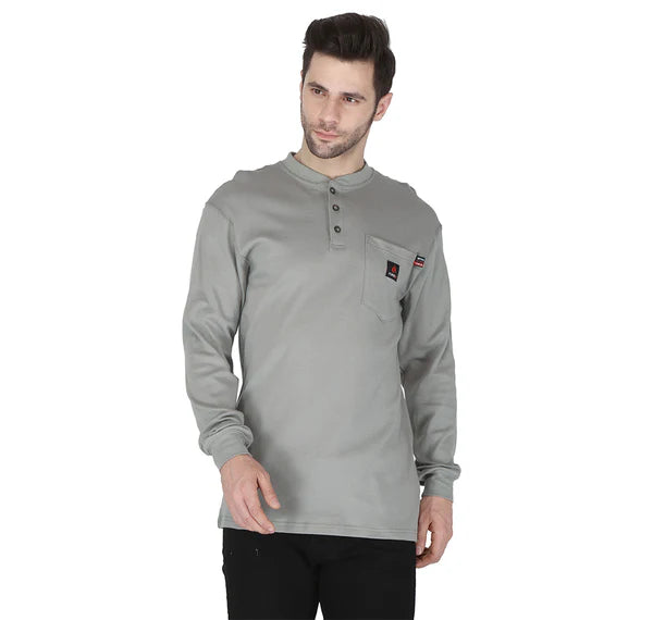 Forge Fr Men's Lt-Grey Long Sleeve T-Shirt MFRHNLY-004