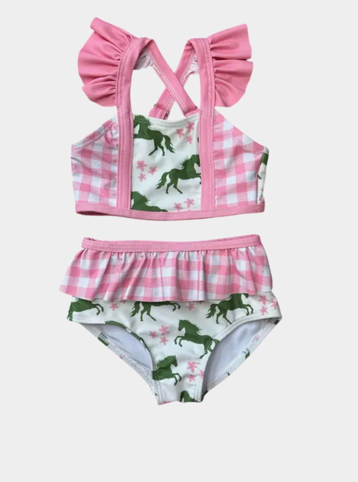 Shea Baby Hampton Horse Girls Swimsuit BIKINI10