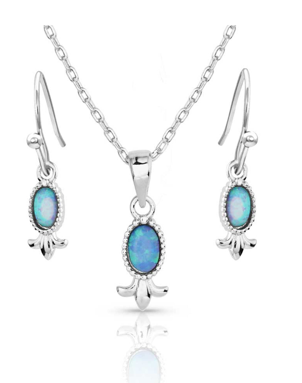 Montana Silversmiths Opal Flourish Jewelry Set JS5705