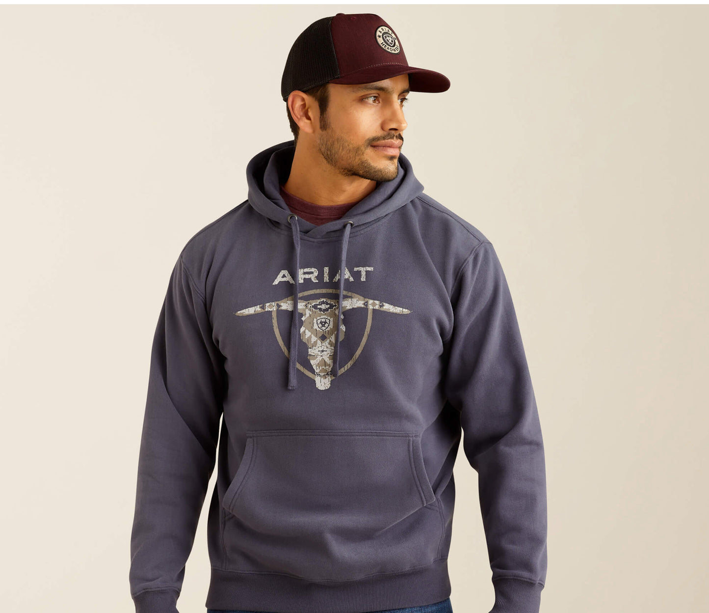 Ariat Southwestern Longhorn Men’s Hoodie 10052004