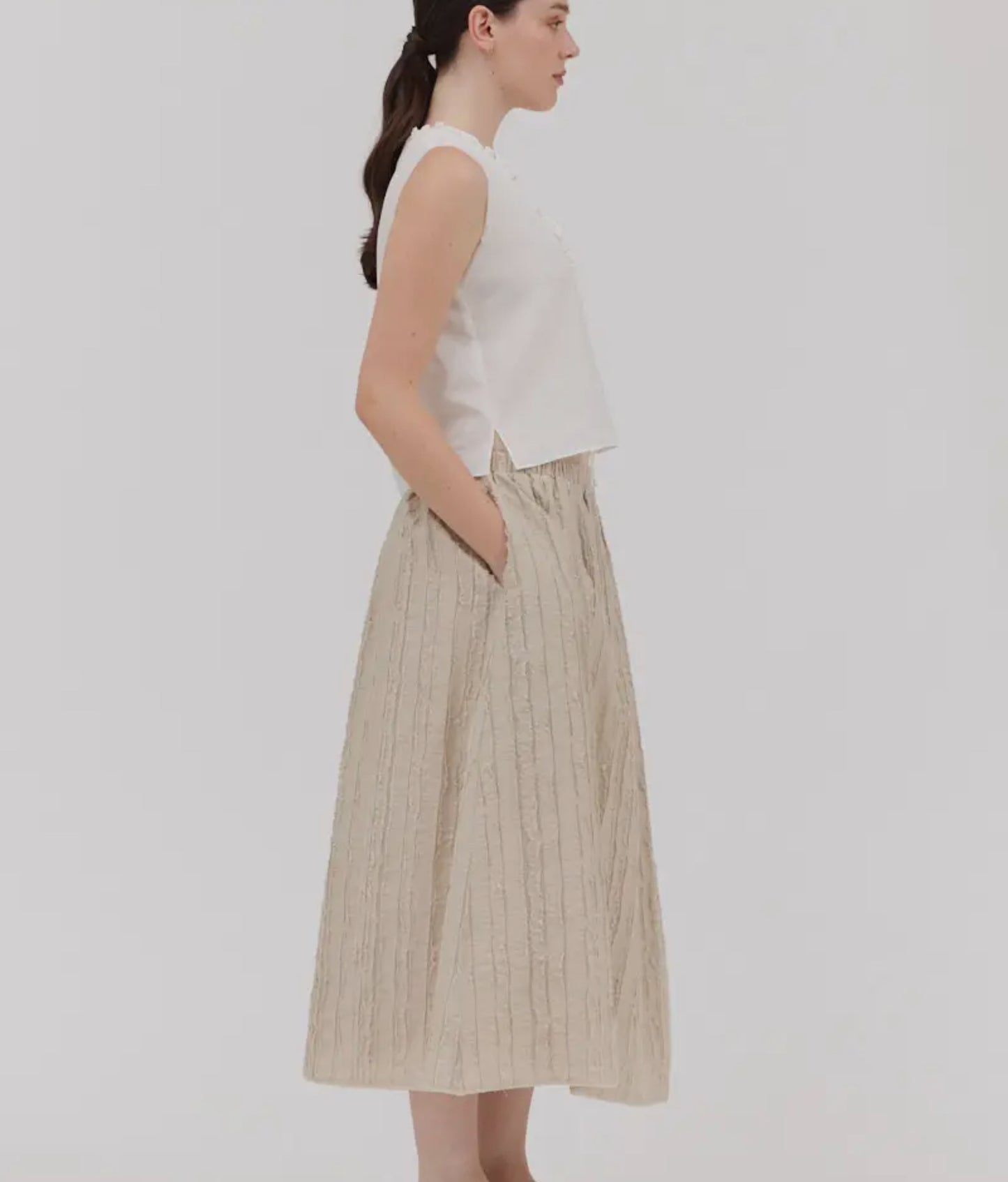 Jacquard Maxi Skirt 50643