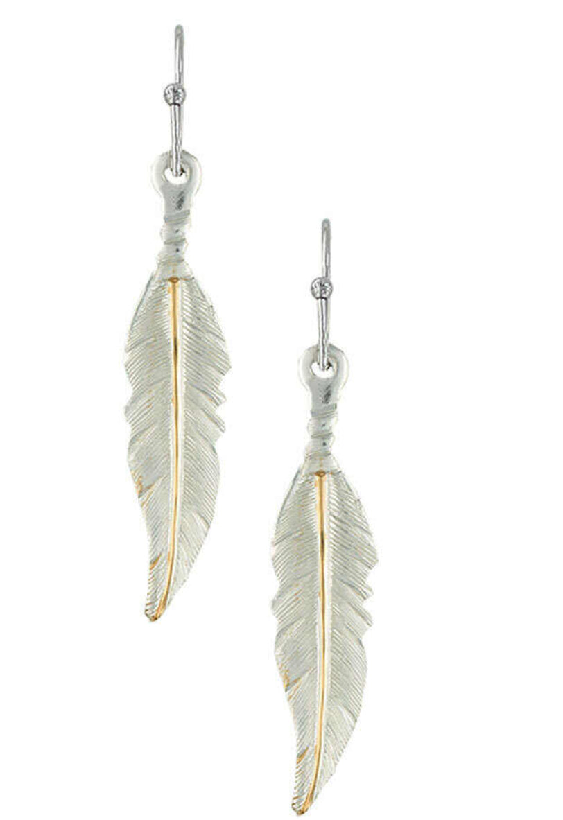 Montana Silversmith Dream Feathers Dangle Earrings ER1967