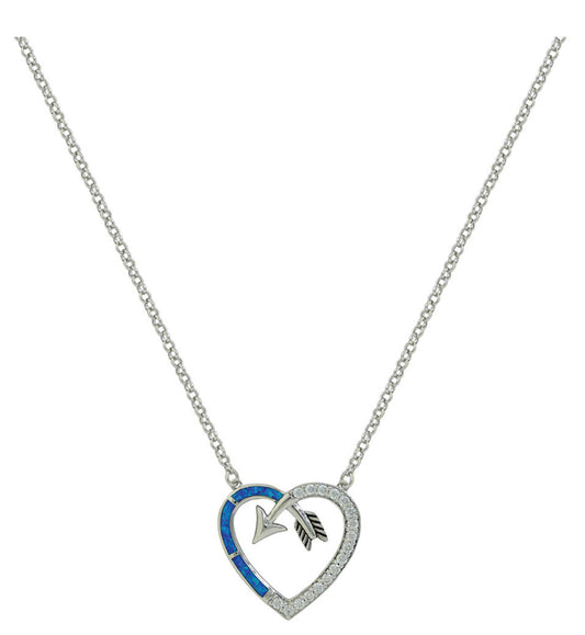 Montana Silvermiths Follow Your Heart Arrow Necklace NC3949