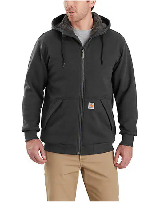 Carhartt Medweight Full Zip Sherpa Lined Sweatshirt 103308-026