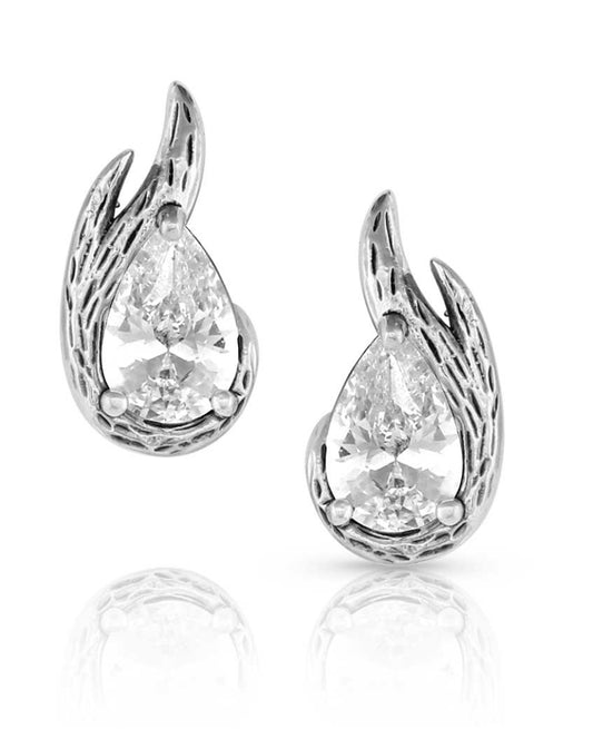 Montana Silversmith Frozen Nature Post Earrings KTER5332