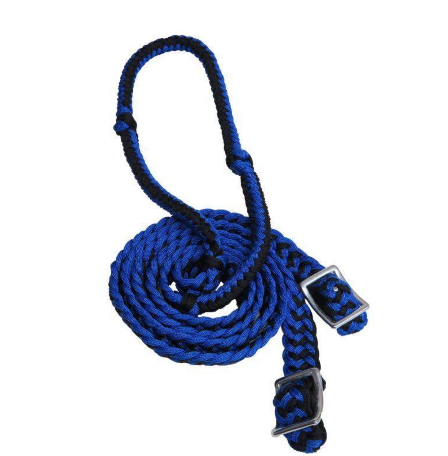 Braided Nylon Barrel Reins with Easy Grip Knots 27109