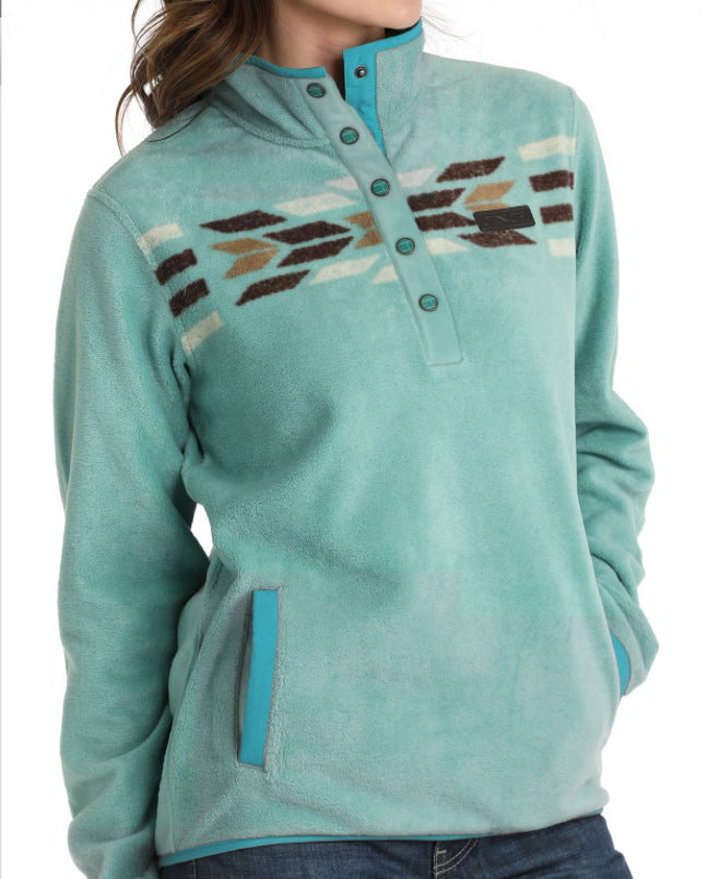 Cinch Ladies Fleece Pullover MAK9909002TUR