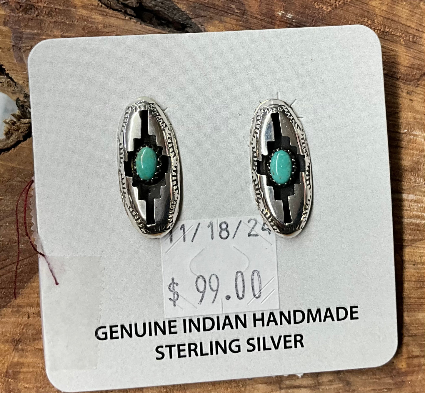 Earring Turquoise Stone 1118