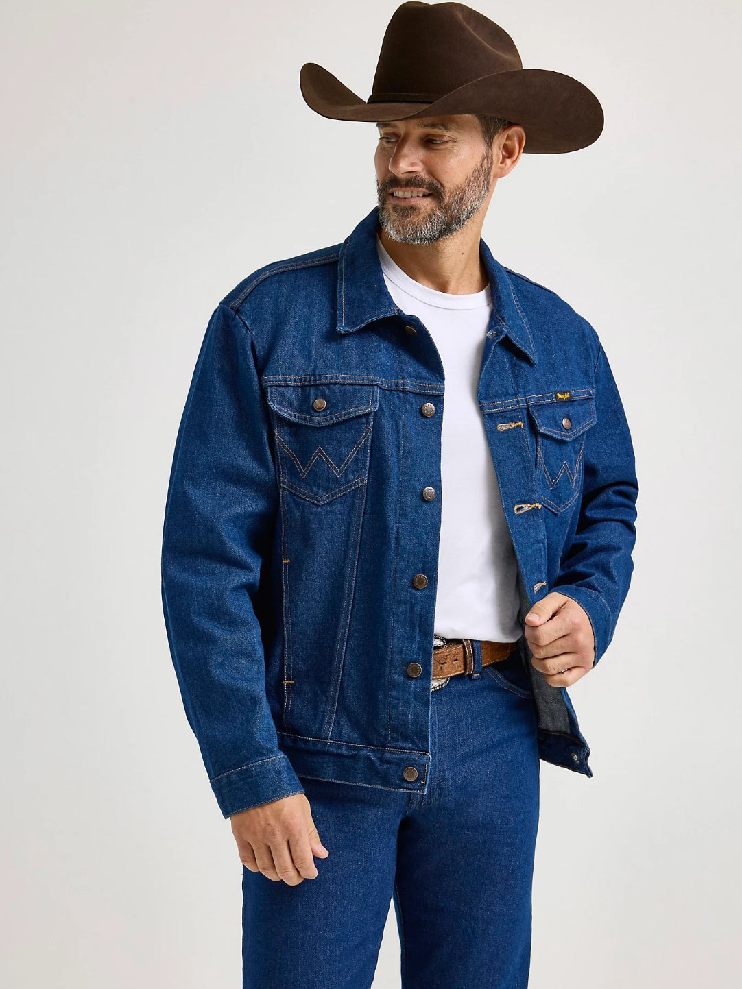 WRANGLER® COWBOY CUT® UNLINED DENIM JACKET 74145PW