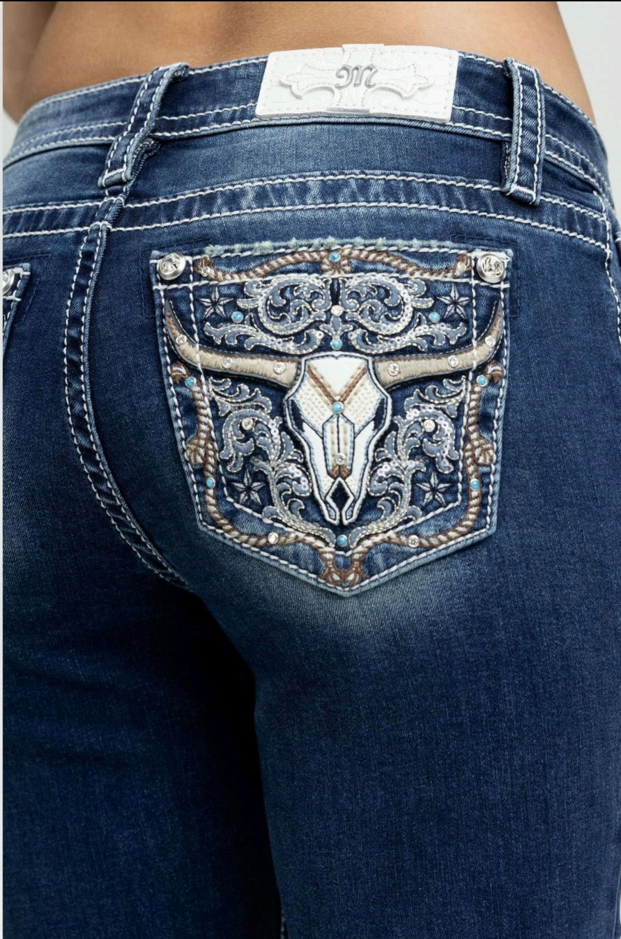 Miss Me Longhorn Bootcut M9610BV