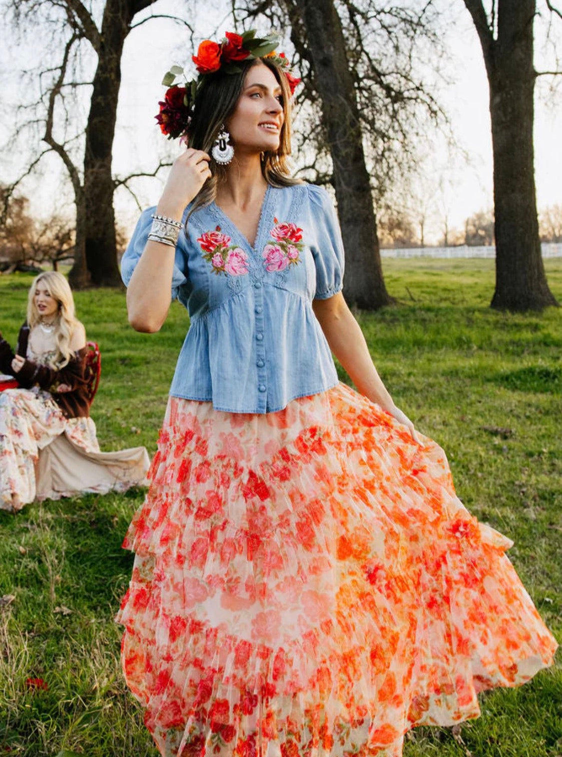 Rodeo Quincy Blush rose Blouse M2996Q