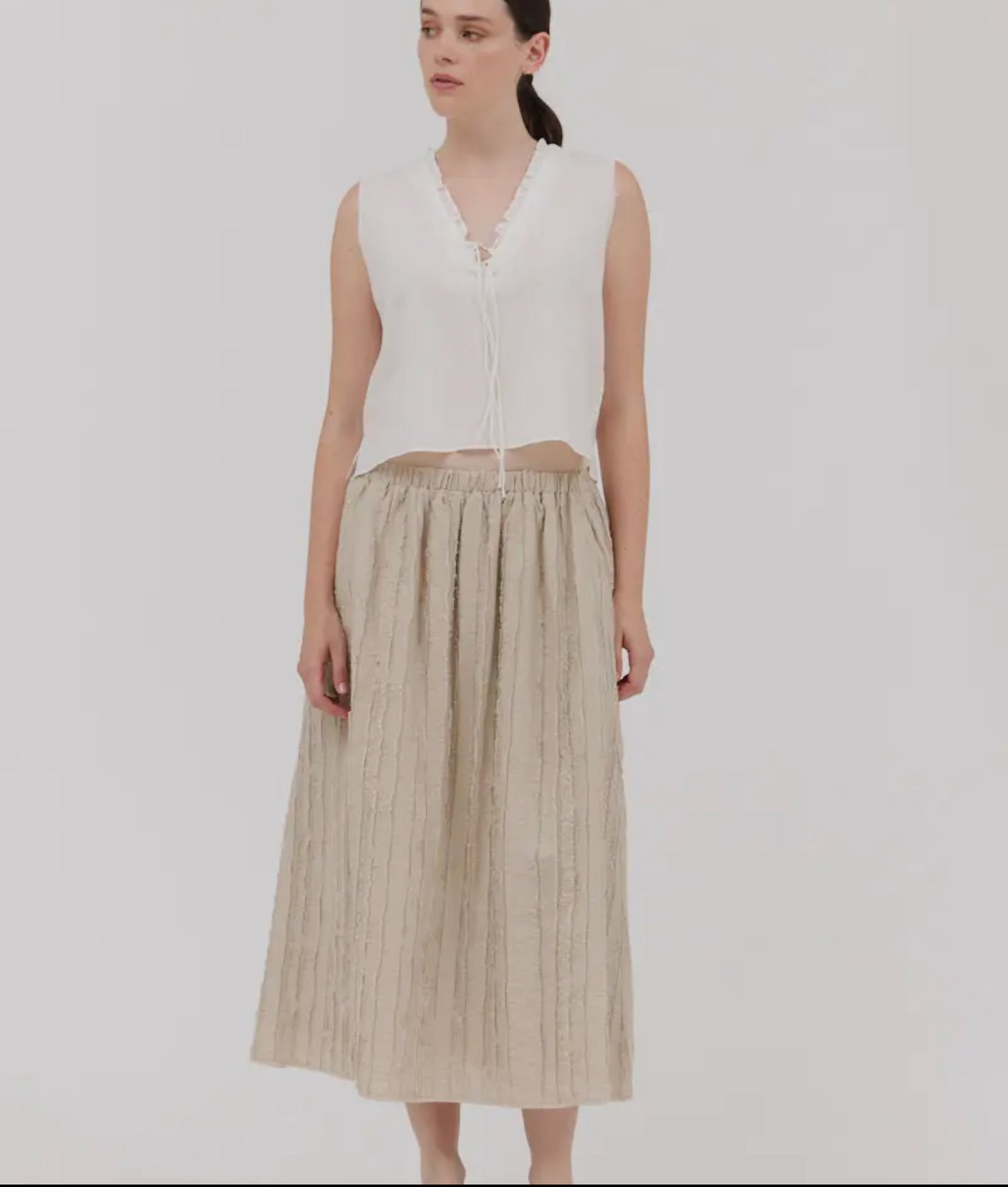 Jacquard Maxi Skirt 50643