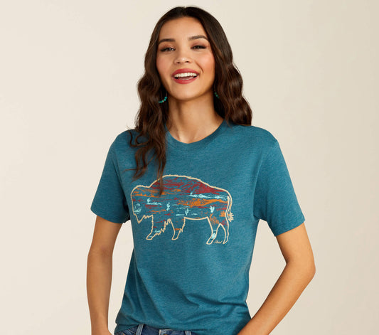 Ariat Bison Ranch  Ladies T-Shirt 10052540