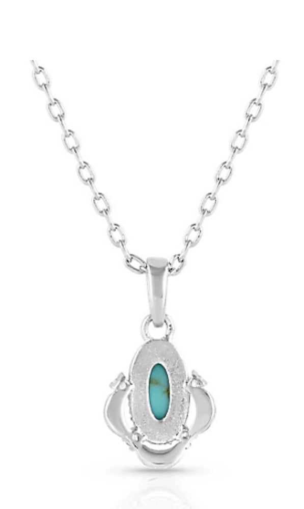 Montana Silversmiths Turquoise Treasure Necklace, NC5520