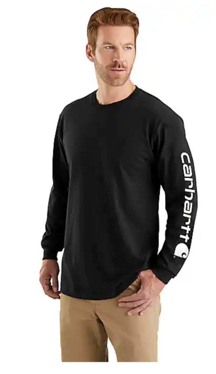 Carhartt Long Sleeve Logo T Shirt K231