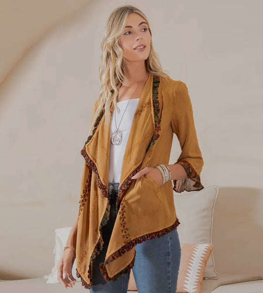 Cardigan Kimono Camel TP2338ORGC