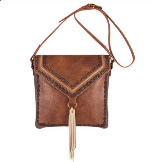 Justin Cross Body Tan Sunburst 2510211011