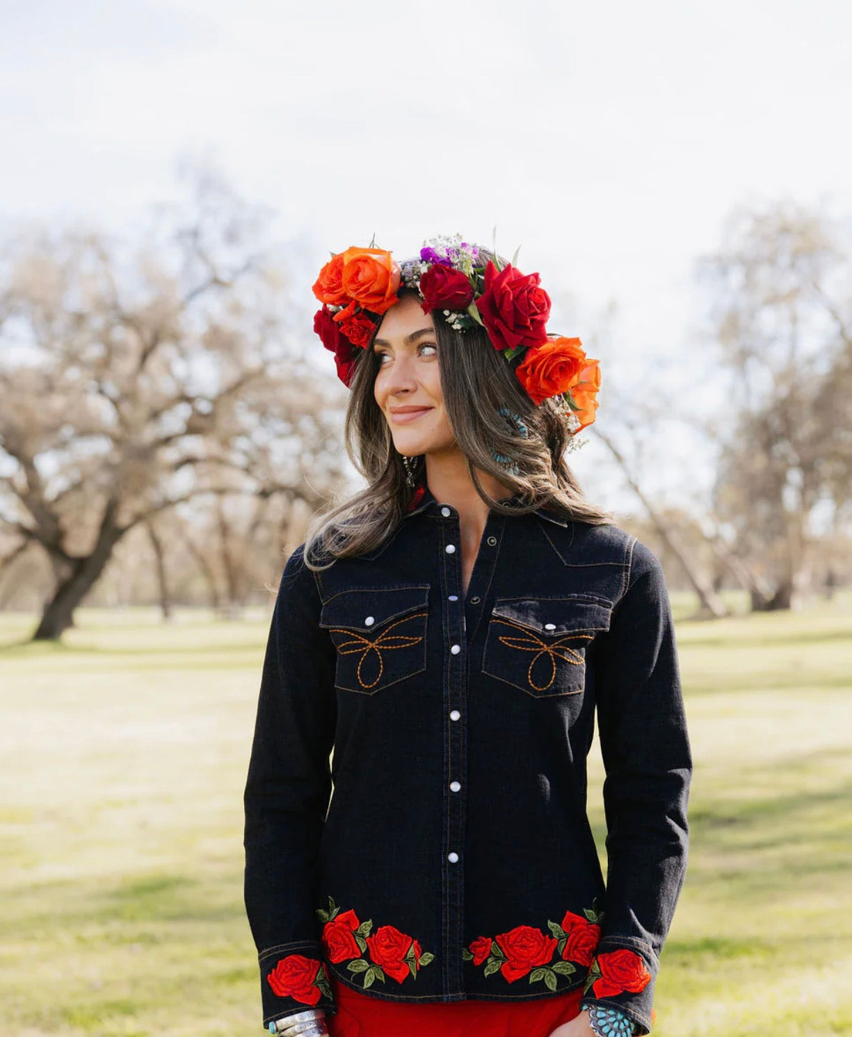 Rodeo Quincy Ranchers Sweetheart Button Up M2972Q