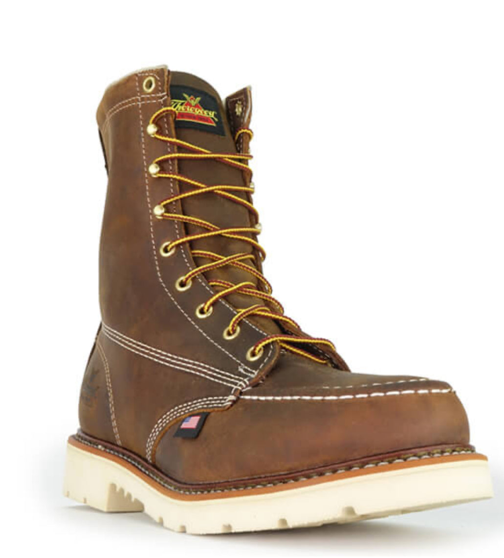 AMERICAN HERITAGE – 8″ TRAIL CRAZY HORSE SAFETY TOE – MOC TOE MAXWEAR90 804-4378