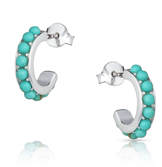Montana Silversmiths Earrings Studded in Turquoise Mini ER4802