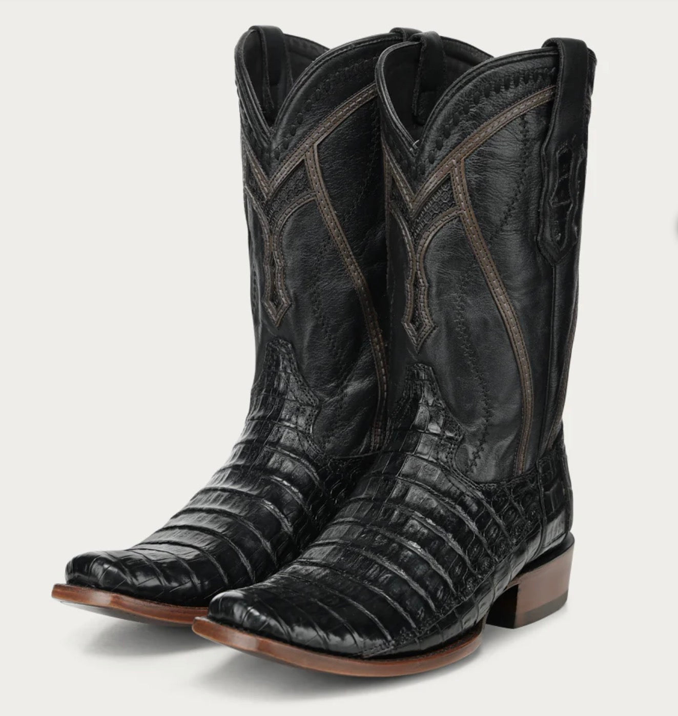 Corral Boot Mens Black Caiman