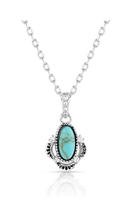 Montana Silversmiths Turquoise Treasure Necklace, NC5520