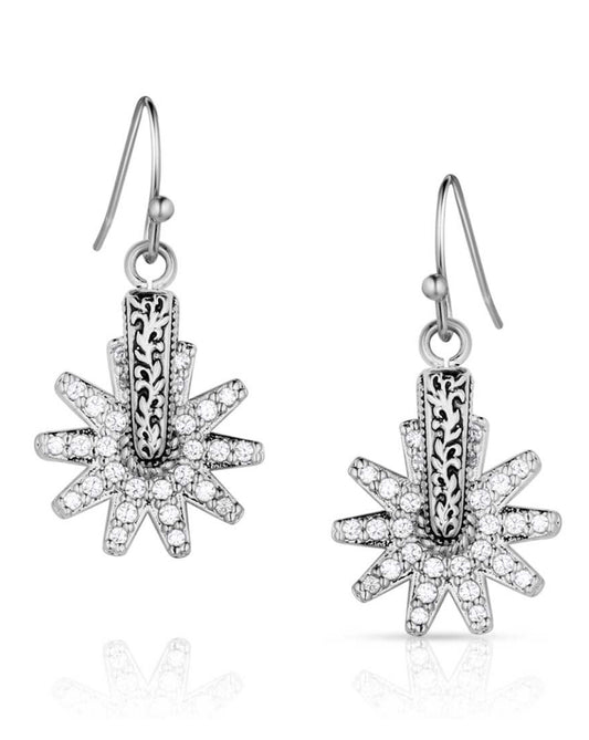 Montana Silversmiths Enjoy the Ride Earrings QER6084