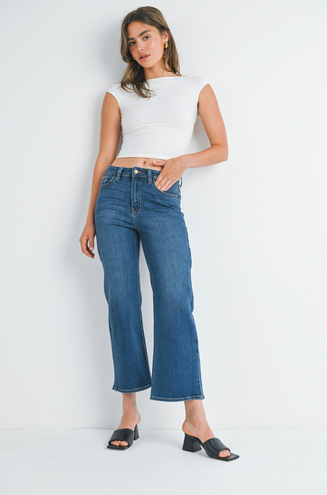 Just USA Slim Wide Leg Jean JP239