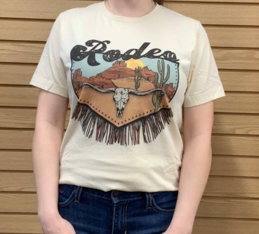 Ladies T-shirt Rodeo