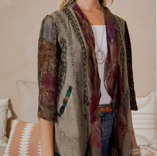 Cardigan Kimono Gravel TP2338ORGG