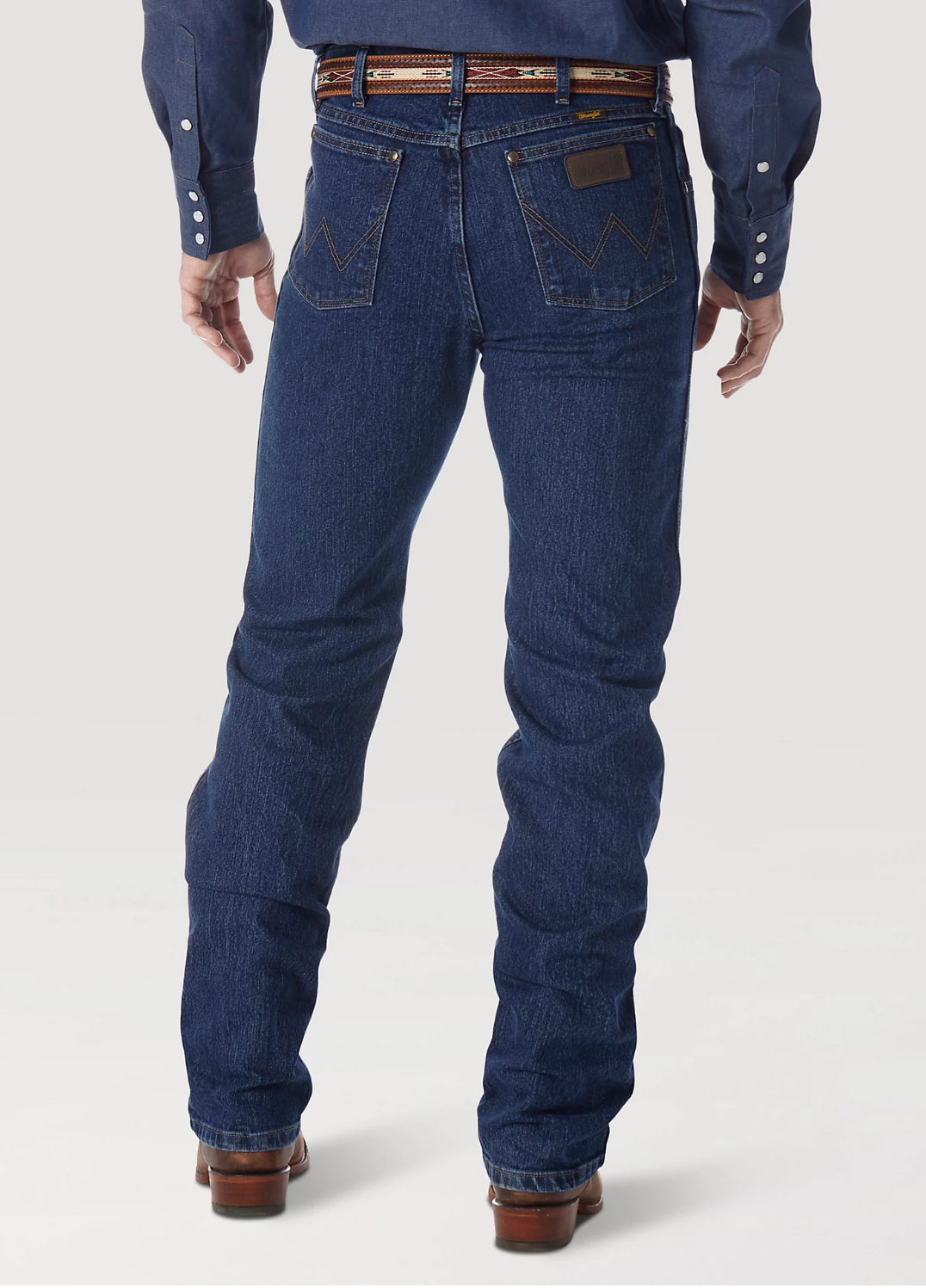 WRANGLER®PREMIUM PERFORMANCE ADVANCED COMFORT COWBOY CUT® REGULAR FIT JEAN IN MID STONE 47MACMS