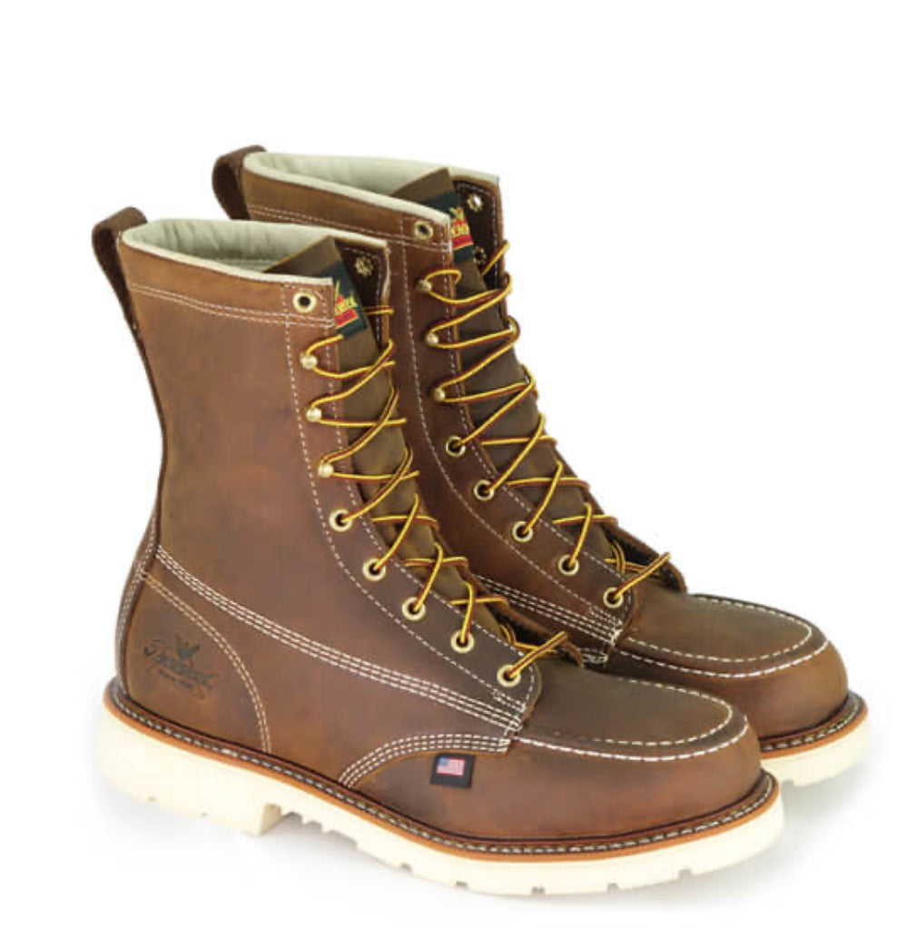 AMERICAN HERITAGE – 8″ TRAIL CRAZY HORSE SAFETY TOE – MOC TOE MAXWEAR90 804-4378