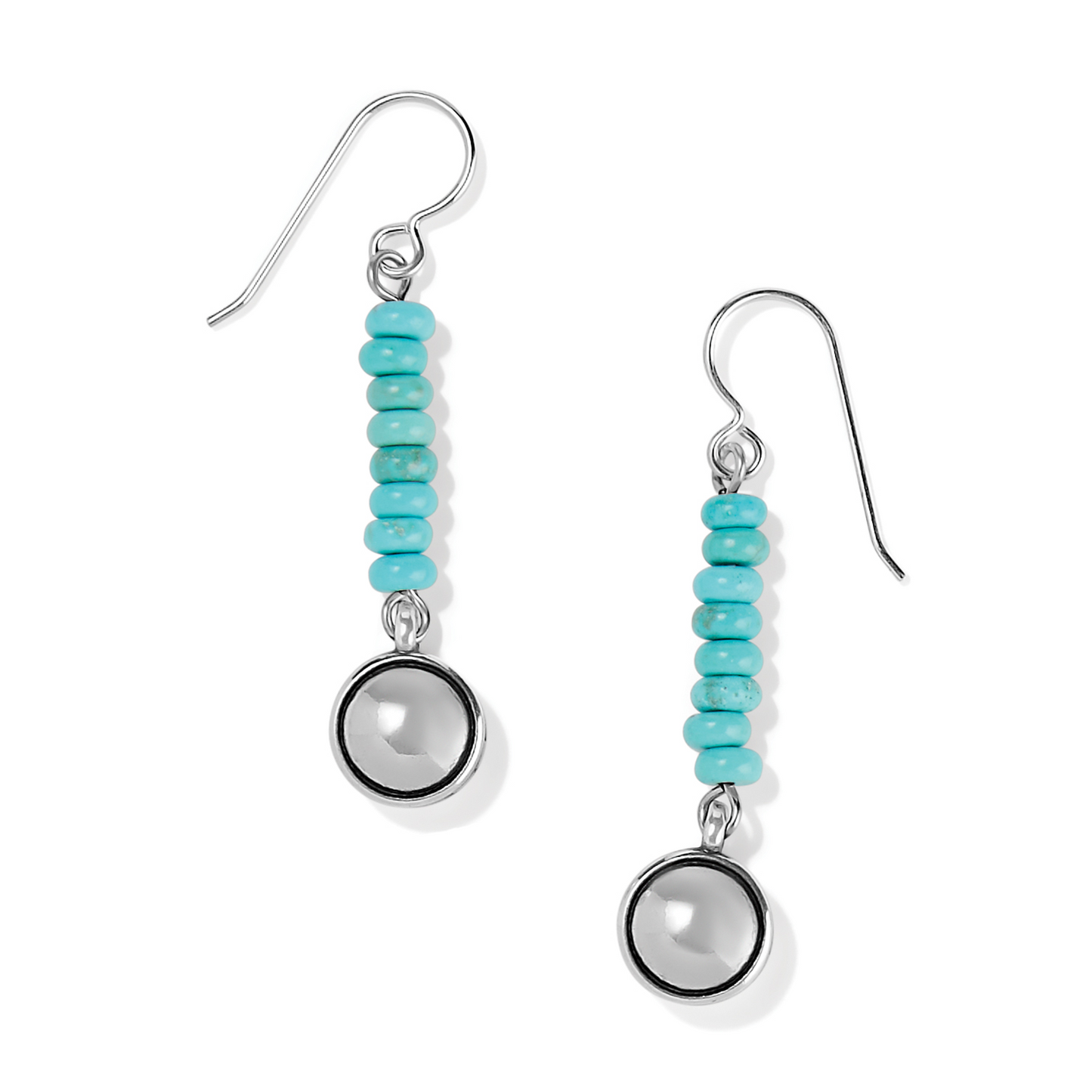 Brighton Contempo Nuevo Azul Dome French Wire Earrings JA9353