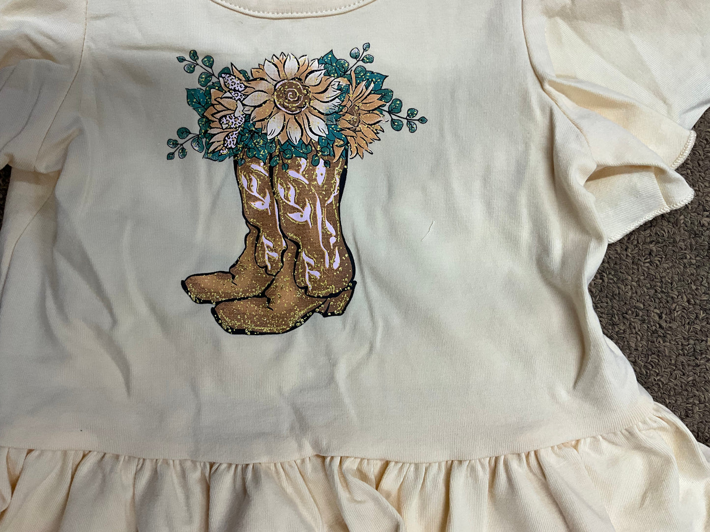 Shea Baby Toddler Set Yellow Boot & Sunflower MGS04