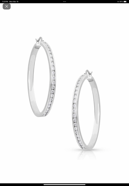 Montana Silversmiths Hoop Earrings ER4399