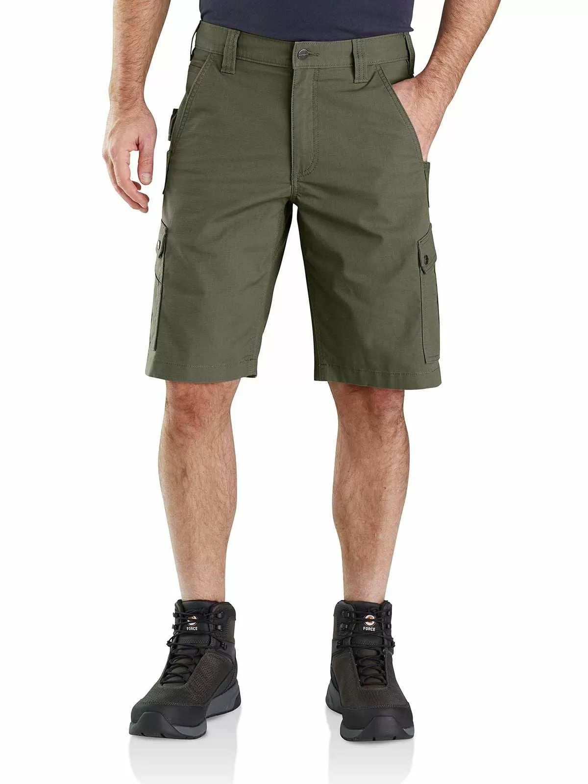 RUGGED FLEX® RELAXED FIT RIPSTOP CARGO WORK SHORT 104727-G72