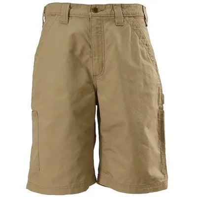 Carhartt Shorts: Men's Dark Khaki B147 DKH Cotton Canvas Work Shorts