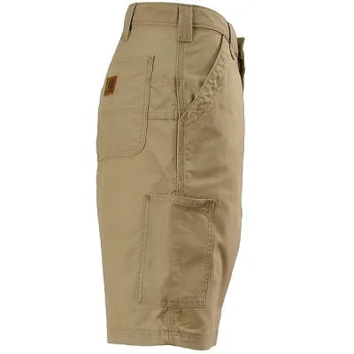 Carhartt Shorts: Men's Dark Khaki B147 DKH Cotton Canvas Work Shorts