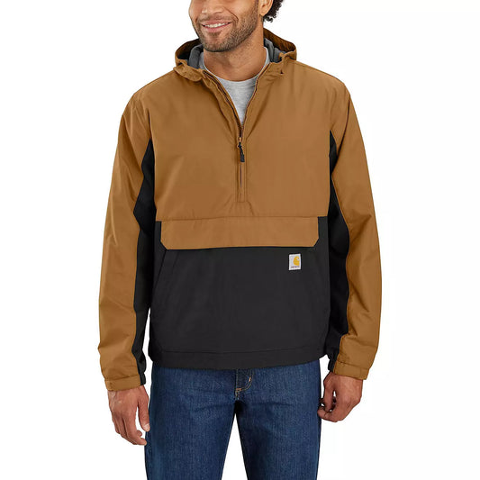 Carhartt Men’s Rain Defender Loose Fit Lightweight Packable Anorak 105749B47